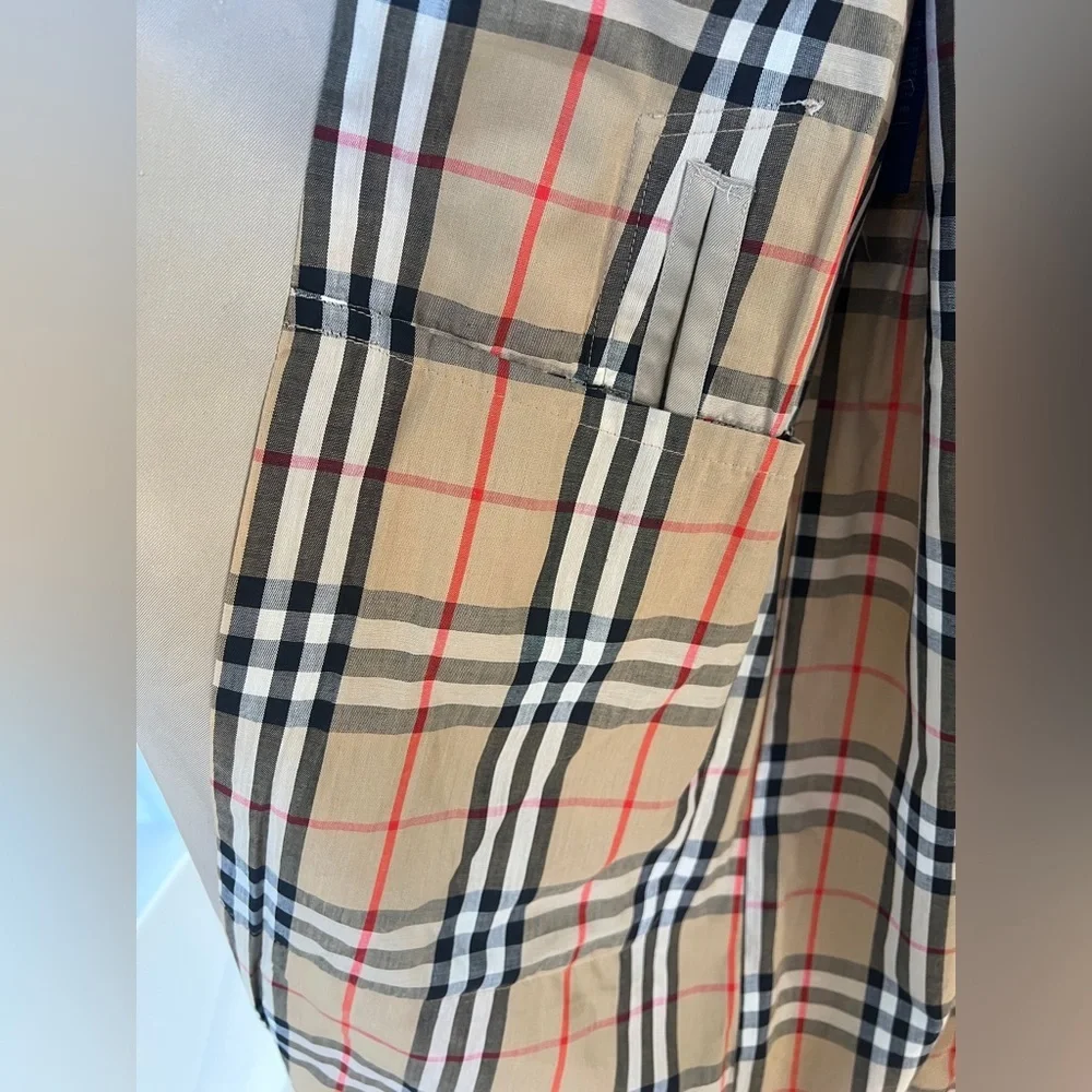 Vintage Burberry Nova Check Trench Coat - Picture 4 of 14